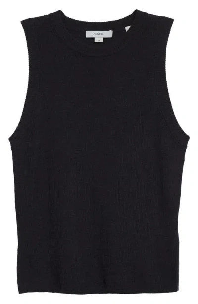 VINCE VINCE RIB CASHMERE & SILK TANK