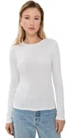 Vince Tinsel-weave Brushed-knit Jumper In Off White