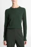 Vince Classic Crewneck Long Sleeve Tee In Green