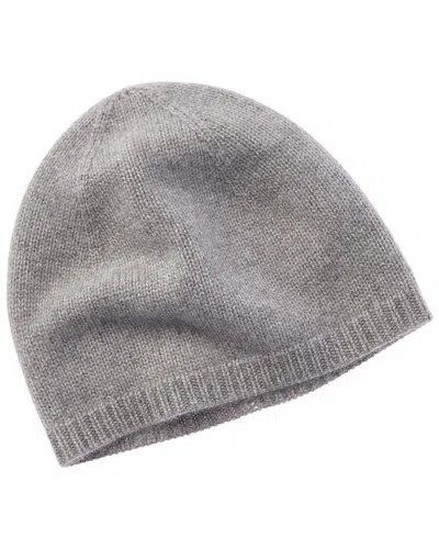 Vince Rib Hem Cashmere Beanie In Grey