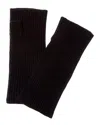 Vince Rib Knit Wool & Cashmere-blend Hand Warmer In Black