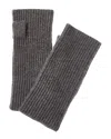 Vince Rib Knit Wool & Cashmere-blend Hand Warmer In Gray
