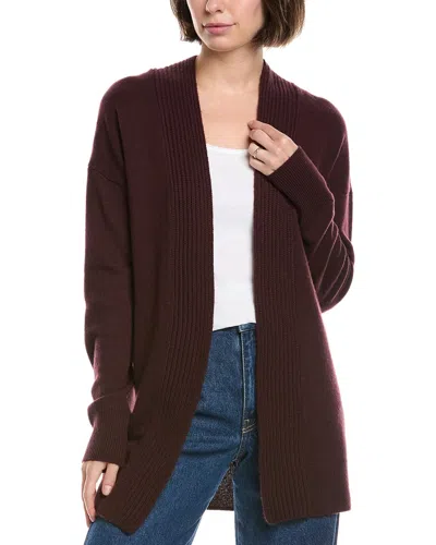 Vince Rib Placket Wool & Cashmere-blend Cardigan In Multi