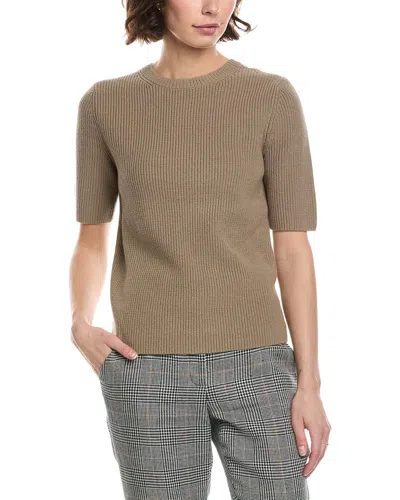 Vince Rib Sweater In Neutral