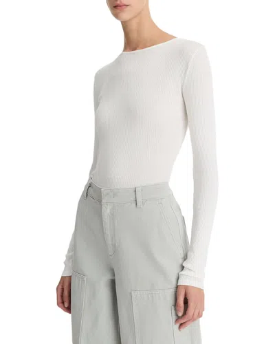 Vince Rib Top In White