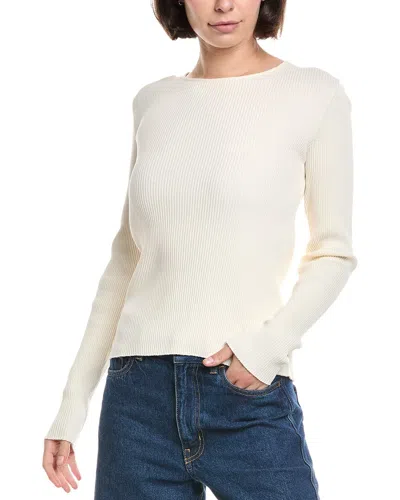 Vince Rib Top In White