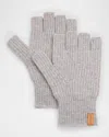 Vince Ribbed Cashmere Fingerless Gloves In 061hgy