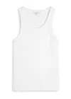 Vince Ribbed Cotton-blend Tank