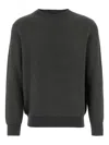 Vince Ribbed Crew-neck Sweater In Green