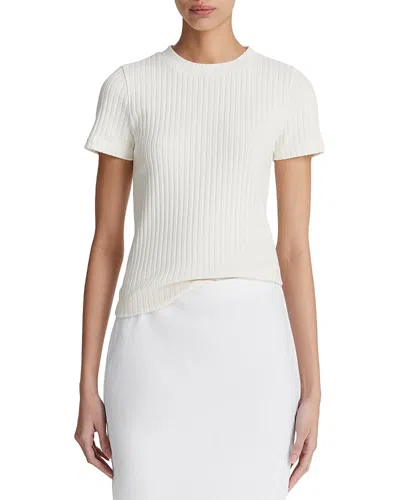 Vince Ribbed Crewneck Tee