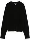 Vince Gerippter Cardigan In Schwarz