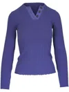 Vince Rib-knit Long-sleeve Henley Top
