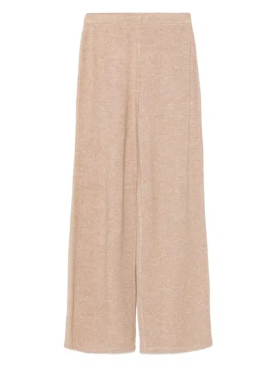 Vince Ribbed Knit Pants In Pink