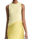 Vince Ribbed Shell In Multi