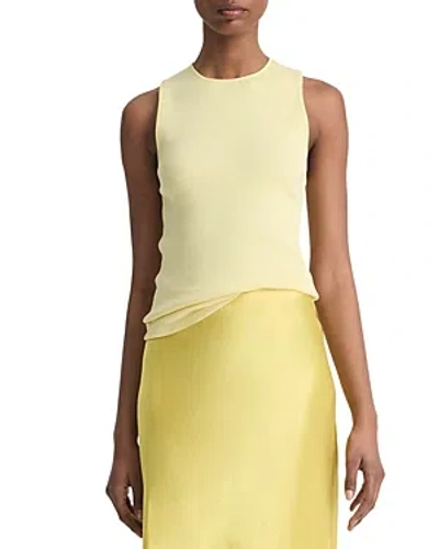 Vince Ribbed Shell In Citrines