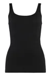 VINCE VINCE RIBBED SLEEVELESS TANK TOP