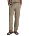Vince Flat Front Cotton Ripstop Belted Pants