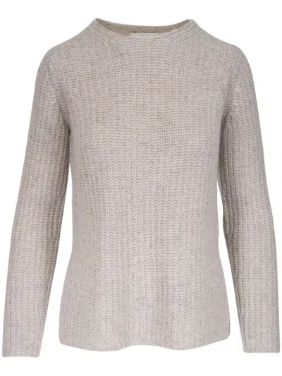 Vince Round-neck Jumper In Neutrals
