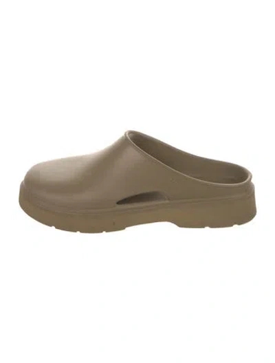 Pre-owned Vince Rubber Mules In Neutral