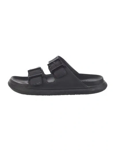 Pre-owned Vince Rubber Slides In Black