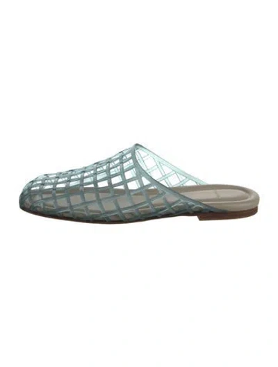 Pre-owned Vince Rubber Slides In Blue