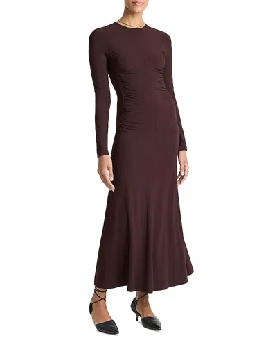 VINCE RUCHED MAXI DRESS