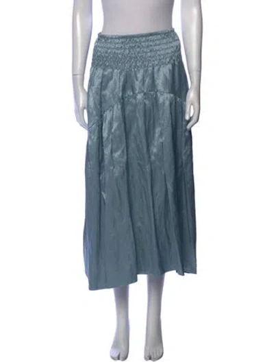 Pre-owned Vince Ruffle Embellishment Midi Length Skirt