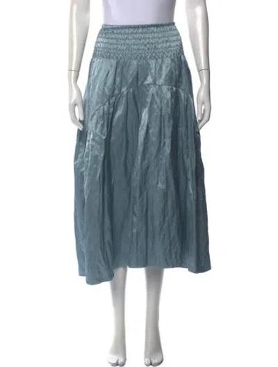 Pre-owned Vince Ruffle Embellishment Midi Length Skirt