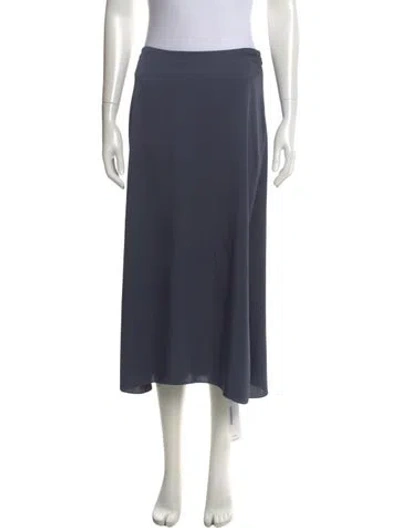 Pre-owned Vince Ruffle Embellishment Midi Length Skirt In Gray