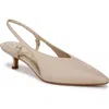 Vince Sabrina Slingback Kitten Heel Pump In Birch Sand