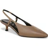 Vince Sabrina Slingback Kitten Heel Pump In Sand Shell