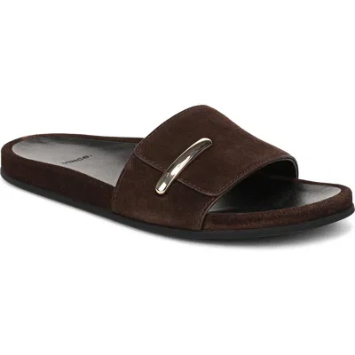 Vince Sadie Slide Sandal In Brown