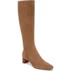 Vince Saira Suede Kitten Knee Boots