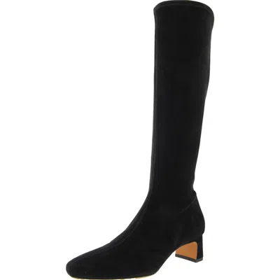Vince Saira Womens Zipper Knee-high Boots In Black
