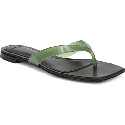 Vince San Juan Thong Sandals Palm Leaf In Green