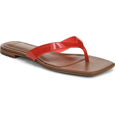 Vince San Juan Flip Flop In Red