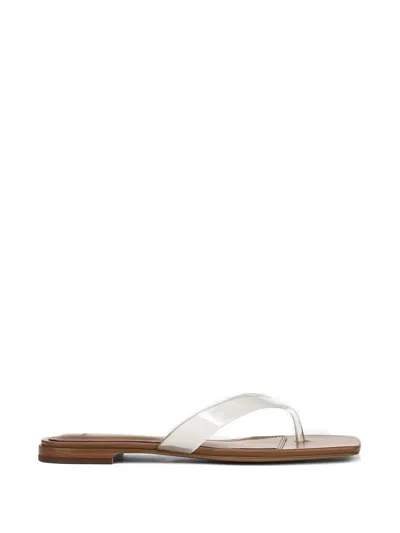 Vince San Juan Jelly Thong Sandals In White