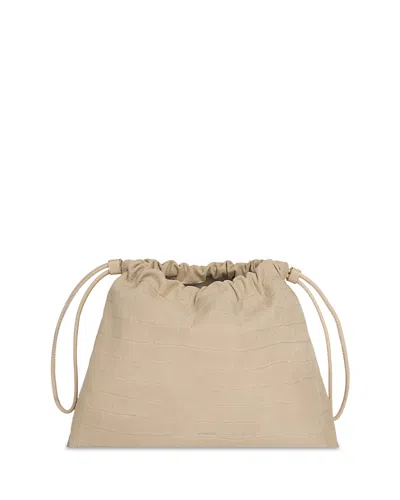 Vince Sarai Embossed Leather Crossbody In Brown