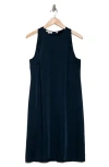 Vince Satin A-line Dress In Coastal