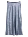 Vince Satin Bias Midi Skirt