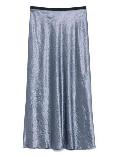 Vince Satin Bias Midi Skirt