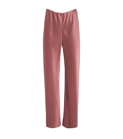 Vince Satin High-waist Fluid Trousers