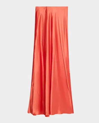 Vince Satin Maxi Skirt