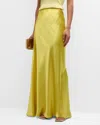 Vince Satin Maxi Skirt In Anjou