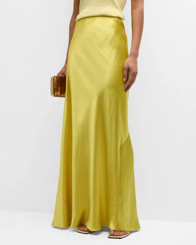 Vince Satin Maxi Skirt In Danjou