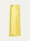 Vince Satin Maxi Skirt In Danjou