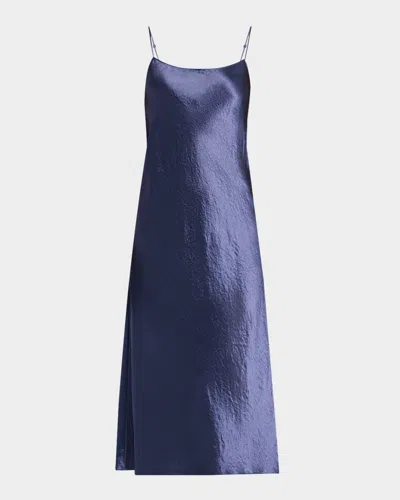 Vince Satin Midi Slip Dress