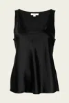 Vince Raw Edge Satin Tank