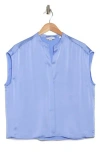 Vince Satin Shell Tank In Lightt Aria