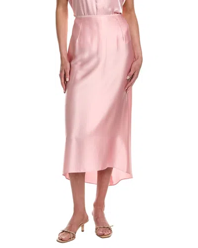 Vince Satin Slip Skirt In Neutral